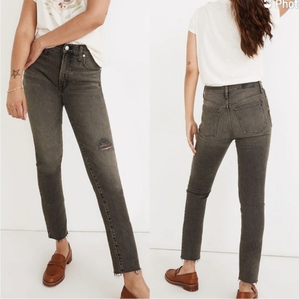 Madewell The Perfect Vintage Jeans in Cosner Wash Distressed